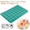 2 Pieces 40-Cavity Square Caramel Candy Silicone Molds,Chocolate Forf Truffles, Fat Bombs Keto Snacks, Whiskey Ice Cube Tray,Grid Fondant Mould,Hard Candy Pralines Gummy Jelly Mold
